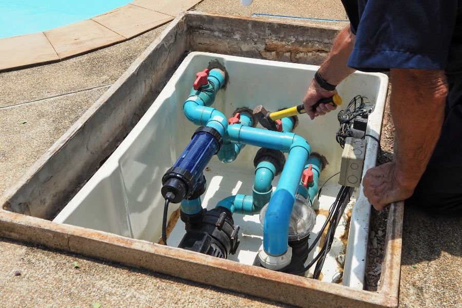 Plumbing, Backfilling, and Initial Systems