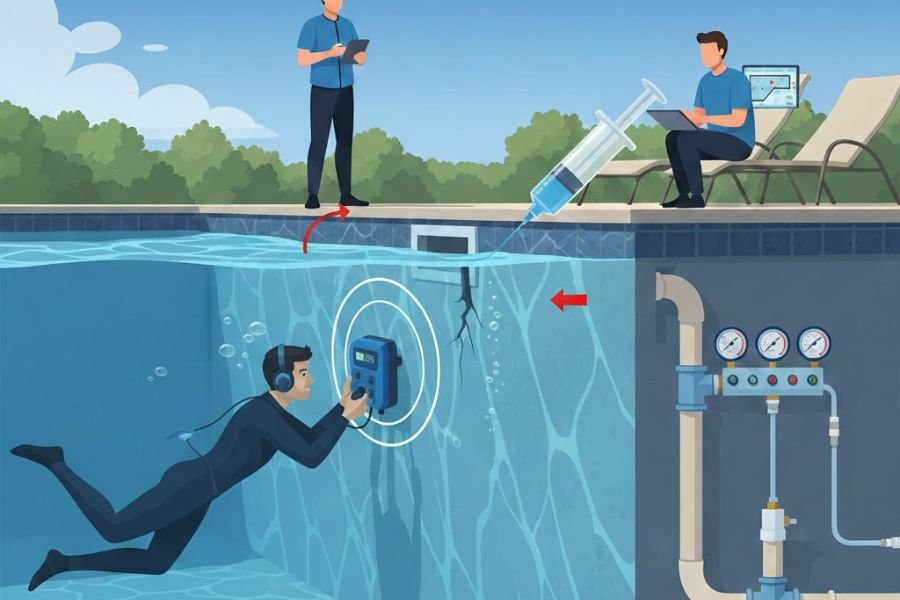How Pool Leak Detection Works