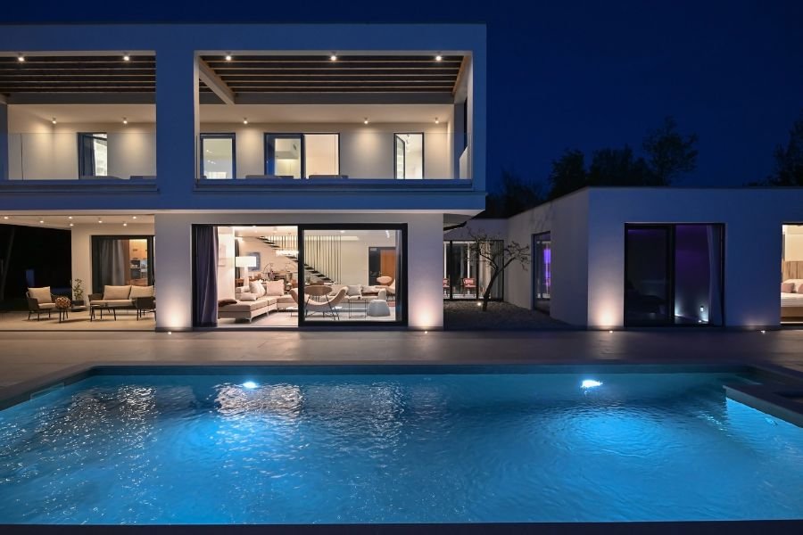 Decking and Landscaping Around the Pool